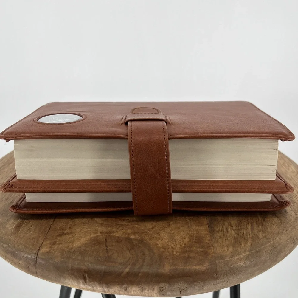 Double AA Big Book Cover & 12 Steps & 12 Traditions Books And Medallion Included